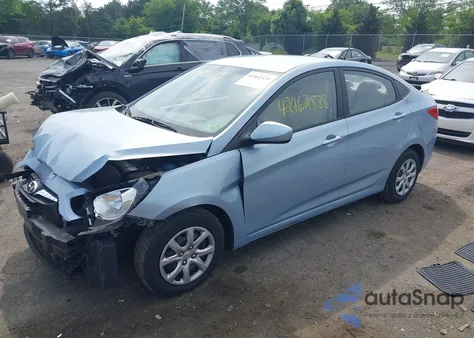 2014 Hyundai Accent Gls из США, поврежденный, VIN KMHCT4AE6EU645799